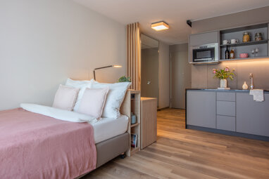 Studio zur Miete 795 € 1 Zimmer 24,3 m² Niederrad Frankfurt am Main 60528