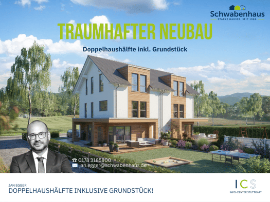 Doppelhaushälfte zum Kauf 895.083 € 4 Zimmer 144 m² 266 m² Grundstück Zuffenhausen Zuffenhausen 70435