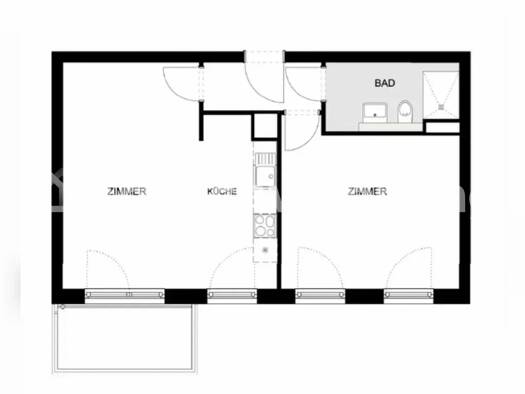 Wohnung zur Miete Tauschwohnung 392 € 2 Zimmer 55 m² EG Alsterdorf Hamburg 22419