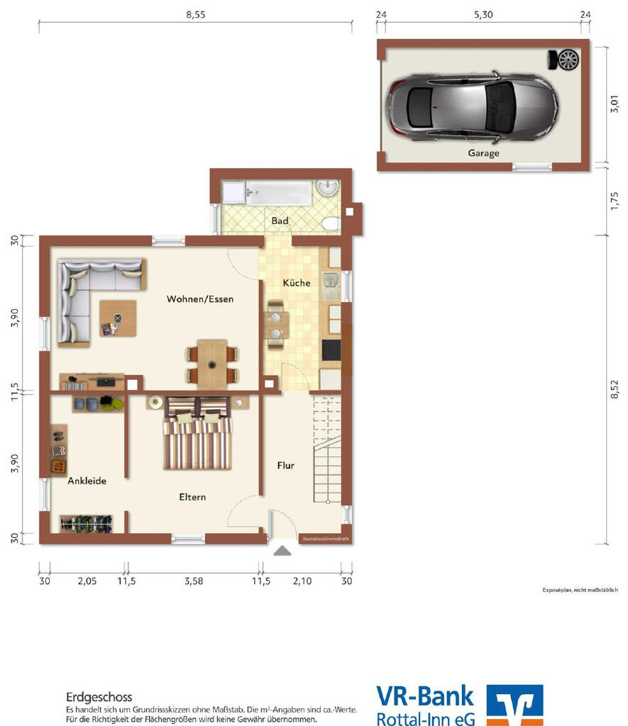 Einfamilienhaus zum Kauf 88.000 € 4 Zimmer 88,1 m²<br/>Wohnfläche 345 m²<br/>Grundstück Pischelsdorf Simbach 94436