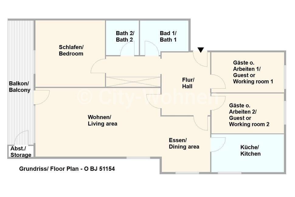 Wohnung zur Miete Wohnen auf Zeit 2.490 € 4 Zimmer 107 m²<br/>Wohnfläche 04.02.2025<br/>Verfügbarkeit Hagenbeckstraße Stellingen Hamburg 22527