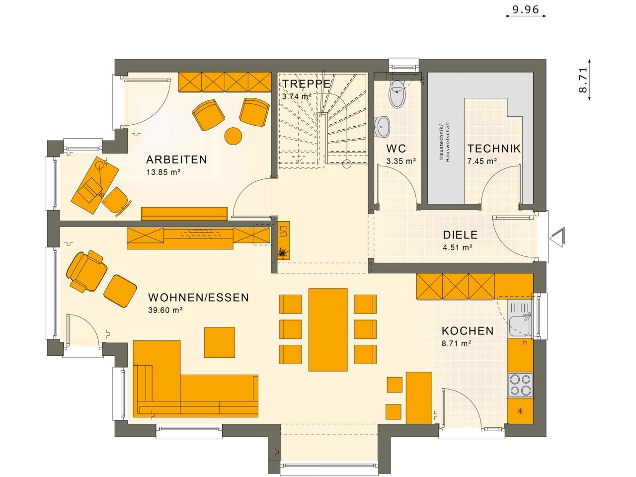 Einfamilienhaus zum Kauf 401.599 € 5 Zimmer 143 m²<br/>Wohnfläche 816 m²<br/>Grundstück Damflos 54413