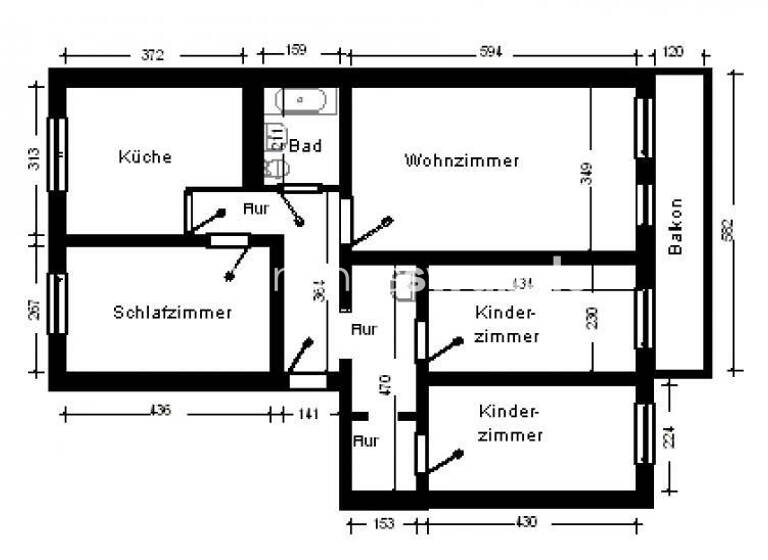 Studio zur Miete Tauschwohnung 500 € 4 Zimmer 82 m² 3. Geschoss Marzahn Berlin 12689