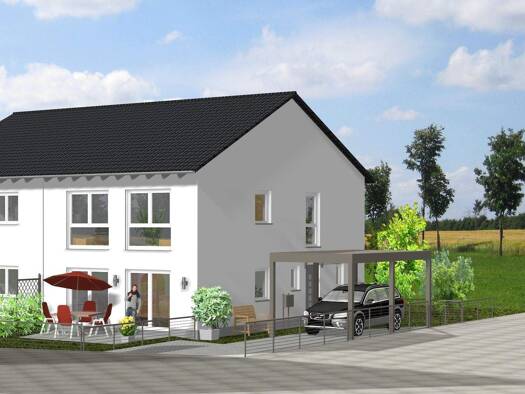 Doppelhaushälfte zum Kauf provisionsfrei 478.900 € 5 Zimmer 126 m² 329 m² Grundstück Nürnberger Straße 96 Oberferrieden Burgthann 90559