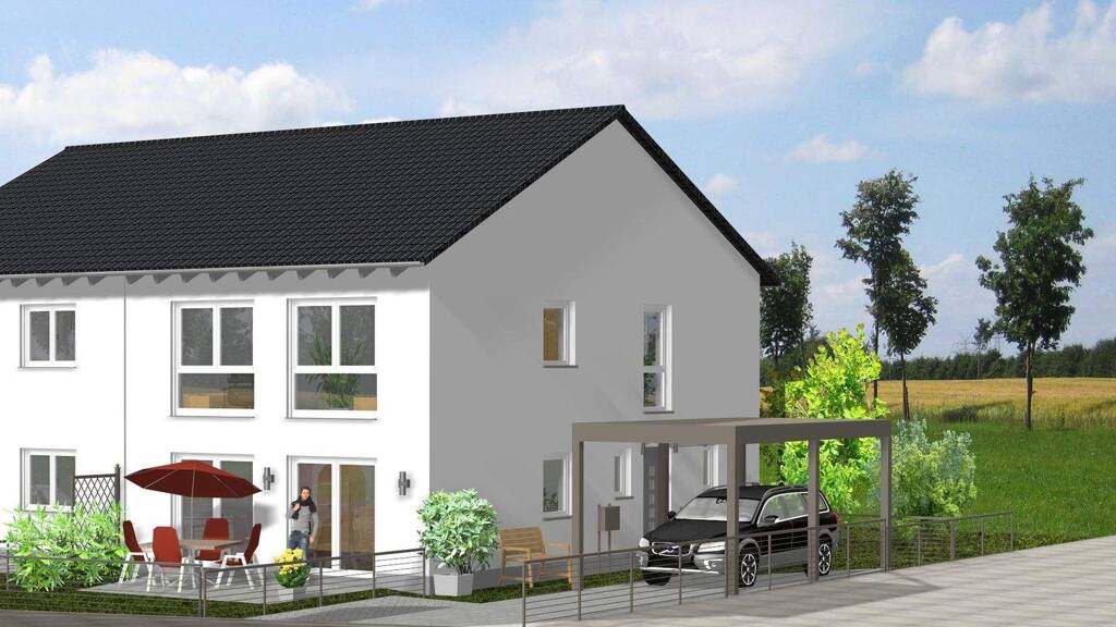 Doppelhaushälfte zum Kauf provisionsfrei 478.900 € 5 Zimmer 126 m² 329 m² Grundstück Nürnberger Straße 96 Oberferrieden Burgthann 90559