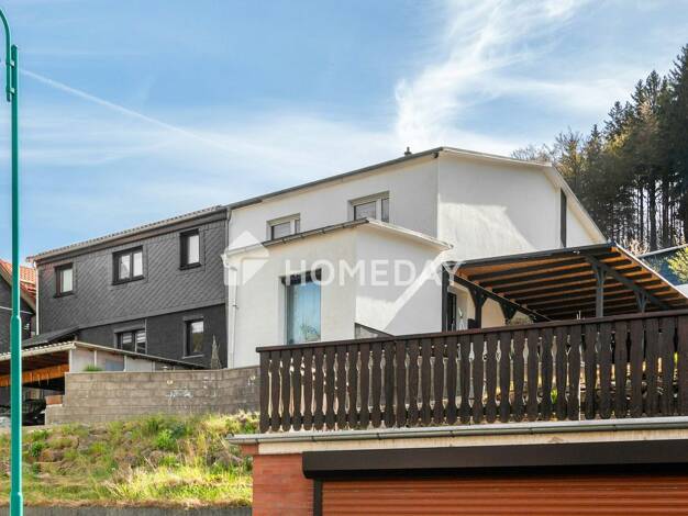 Doppelhaushälfte zum Kauf 231.414 € 3 Zimmer 125 m² 3.304 m² Grundstück Manebach Ilmenau 98693