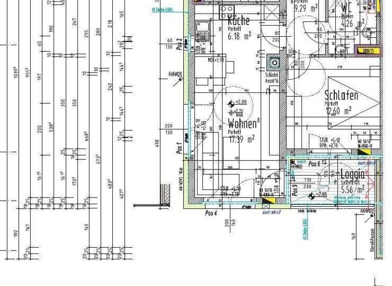 Wohnung zur Miete 515 € 2 Zimmer 61,7 m² 1. Geschoss frei ab sofort Schärding 4780