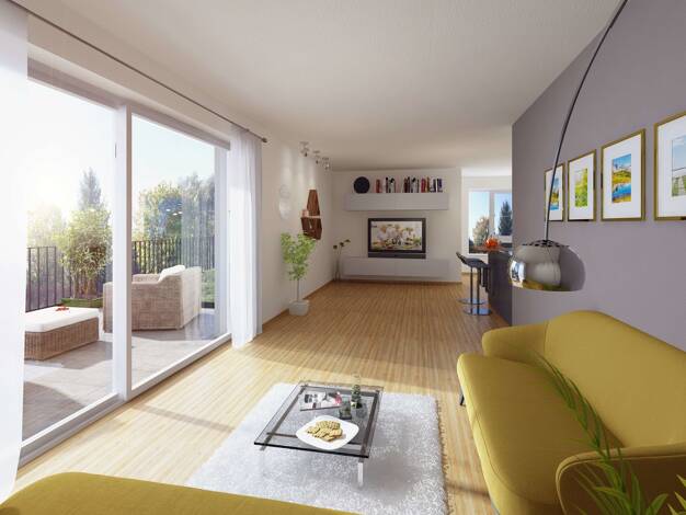Penthouse zum Kauf - Neubau provisionsfrei 329.900 € 2,5 Zimmer 71,6 m² 2. Geschoss Schlotfeld Weipertshofen Stimpfach 74597