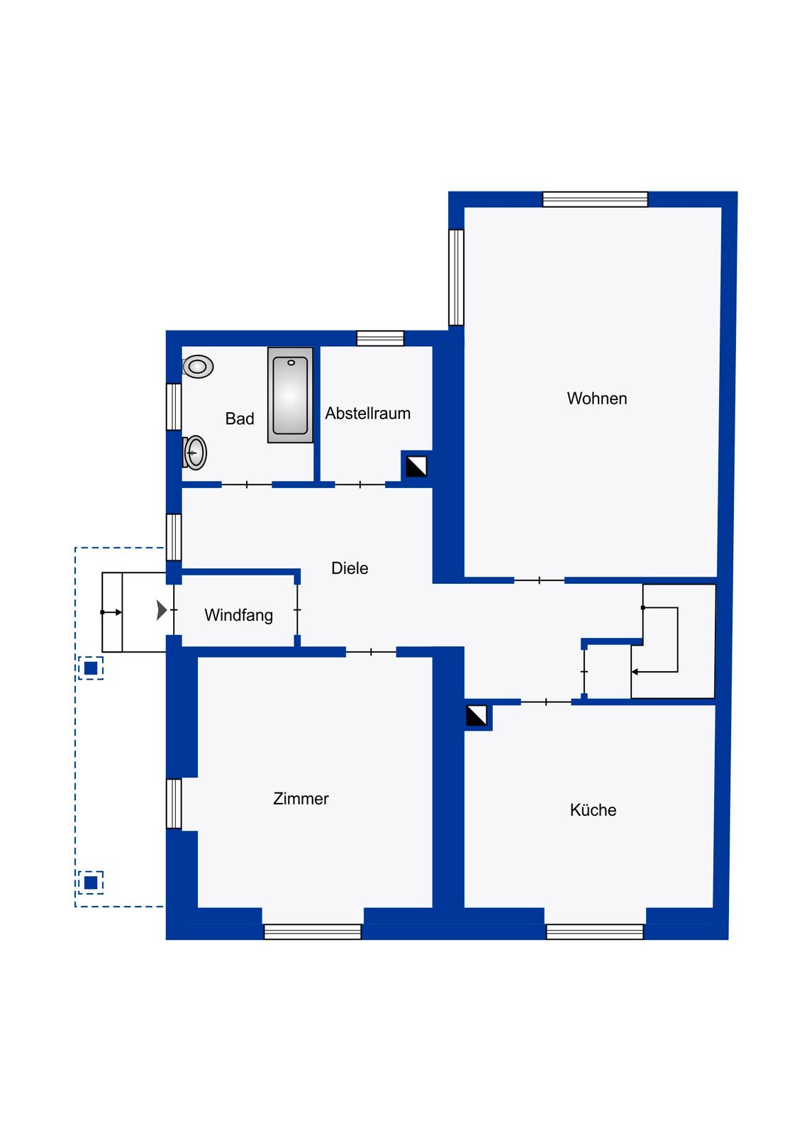 Doppelhaushälfte zum Kauf als Kapitalanlage geeignet 329.000 € 6 Zimmer 148 m²<br/>Wohnfläche 291 m²<br/>Grundstück Rathausstr. 4 Wittlingen 79599