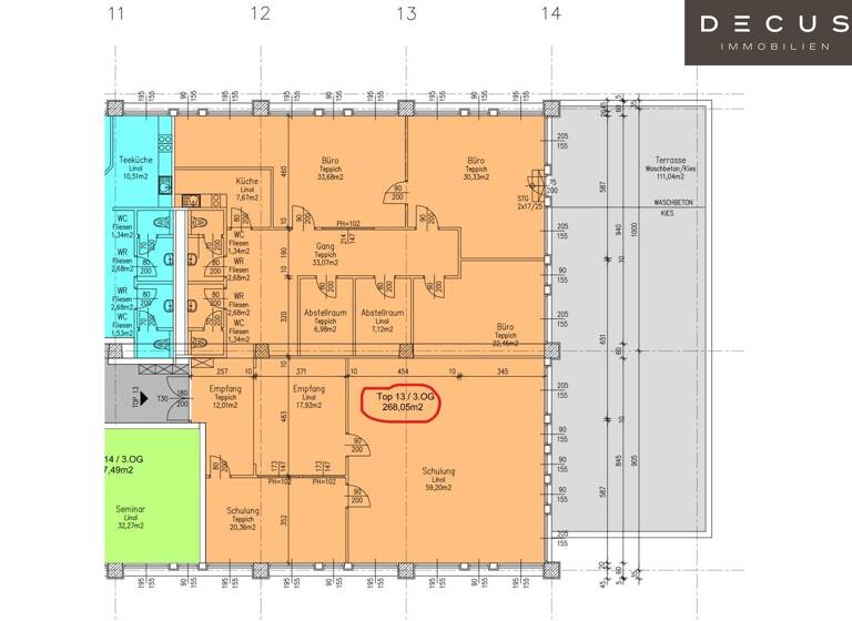 Büro zur Miete 10,50 € Wiener Neudorf 2351