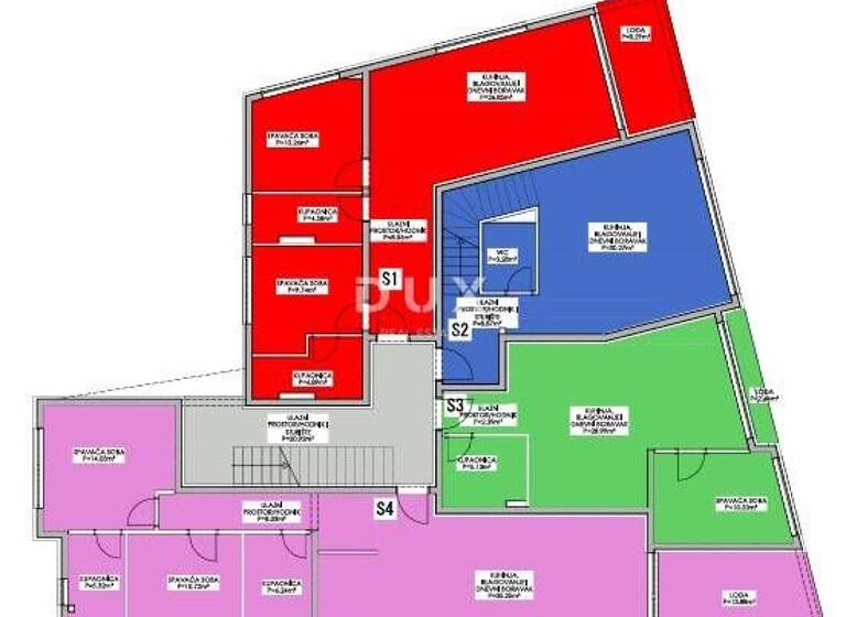 Wohnung zum Kauf 430.000 € 3 Zimmer 85 m² 2. Geschoss Privlaka