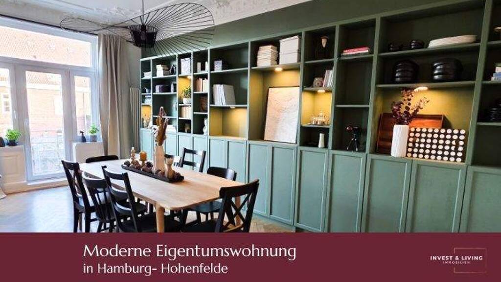 Wohnung zum Kauf 550.000 € 3 Zimmer 79,4 m² Hohenfelde Hamburg 22087