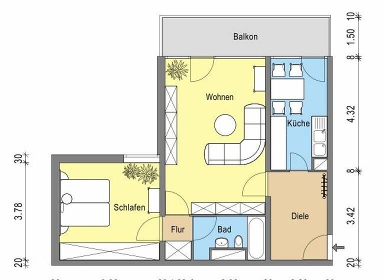 Wohnung zur Miete 962 € 2 Zimmer 65,5 m² 10. Geschoss frei ab 29.03.2026 Am Taubertsberg 4 Hartenberg/Münchfeld Mainz 55122