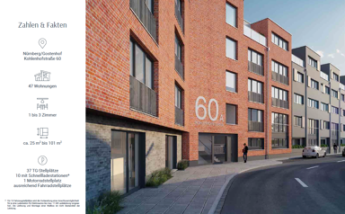 Wohnung zur Miete 1.250 € 3 Zimmer 80 m² 3. Geschoss frei ab 01.06.2025 Kohlenhofstr. 60b Gostenhof Nürnberg 90443