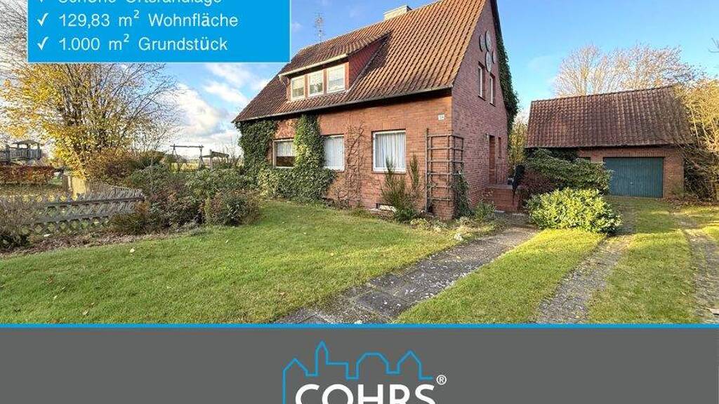 Einfamilienhaus zum Kauf provisionsfrei 219.000 € 6 Zimmer 129,8 m² 1.000 m² Grundstück Bockhorn Walsrode / Bockhorn 29664