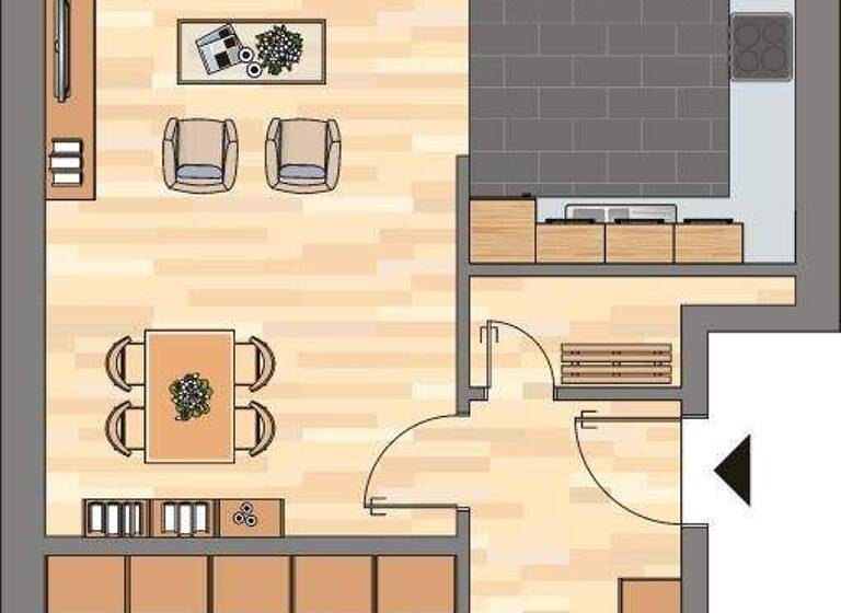 Wohnung zur Miete 666 € 2 Zimmer 67,3 m² 3. Geschoss Lüneburger Ring 19 Vorsfelde Wolfsburg 38448