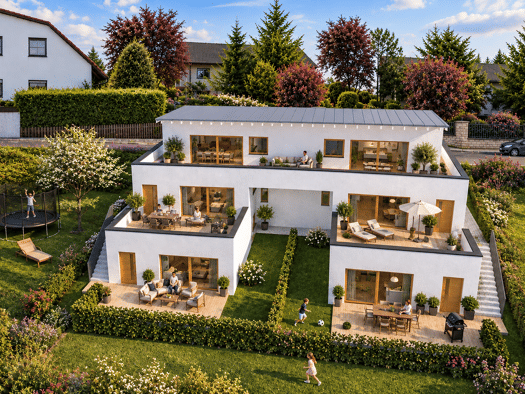 Penthouse zum Kauf - Erstbezug provisionsfrei als Kapitalanlage geeignet 619.000 € 3 Zimmer 127 m² Am Schafbrünnle 13 Eyb Ansbach 91522