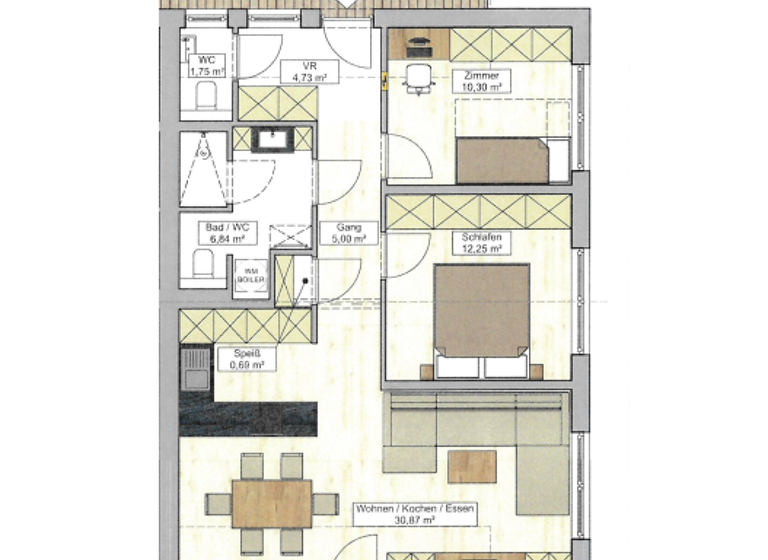 Wohnung zum Kauf - Erstbezug provisionsfrei 225.000 € 3 Zimmer 72,4 m² Fürstenfeld 8280