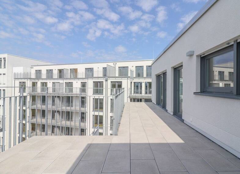 Penthouse zur Miete 1.252 € 2 Zimmer 90,1 m² 6. Geschoss frei ab 01.06.2025 Bahnhofstraße 35 Offenbach am Main Offenbach am Main 63067