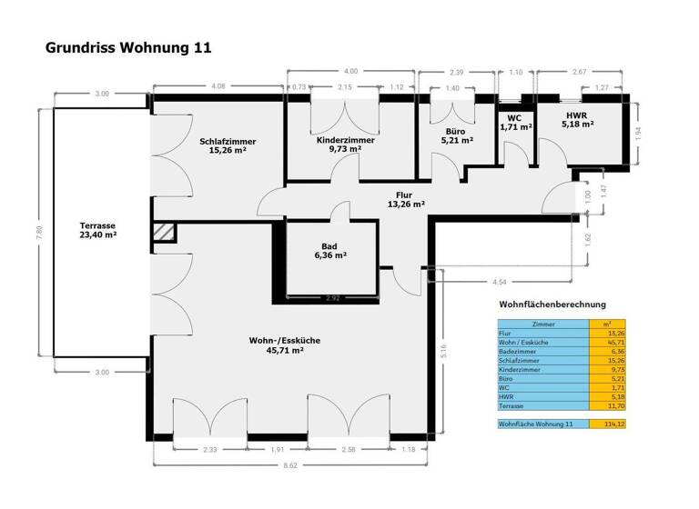 Wohnung zur Miete - Erstbezug 1.490 € 3,5 Zimmer 114,1 m² 4. Geschoss frei ab 01.05.2026 Vechta 49377