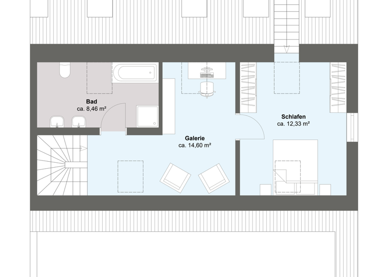 Penthouse zum Kauf - Erstbezug 599.500 € 4,5 Zimmer 128 m² 2. Geschoss Bleidenstadt Taunusstein 65232