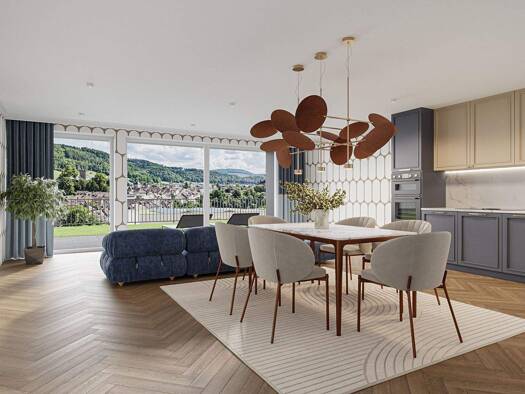 Wohnung zum Kauf - Neubau provisionsfrei 465.000 € 2,5 Zimmer 83,8 m² EG frei ab sofort Säckinger Straße 9 Laufenburg Laufenburg (Baden) 79725