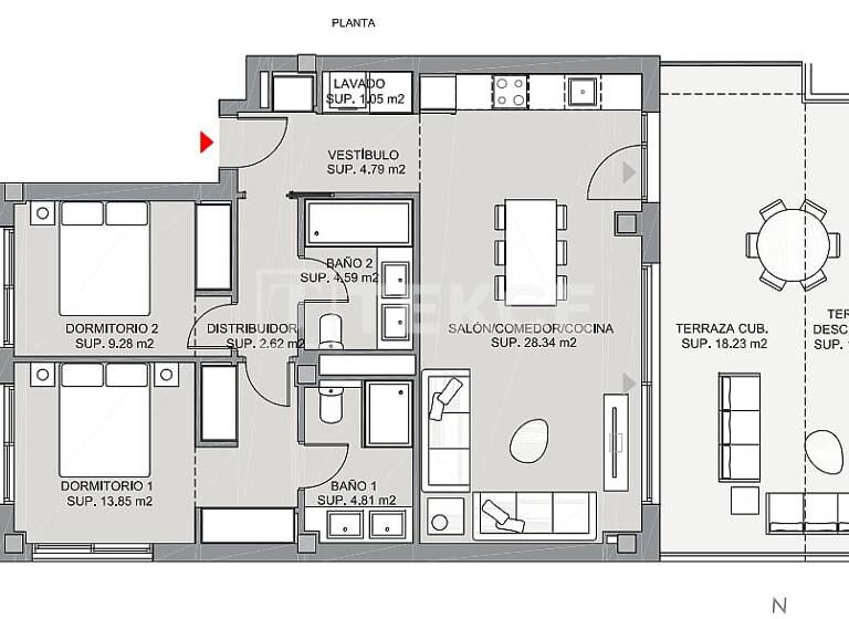 Studio zum Kauf 493.000 € 3 Zimmer 130 m² 1. Geschoss Málaga 29649
