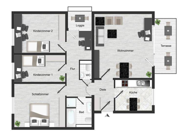 Wohnung zum Kauf 450.000 € 4 Zimmer 97,8 m² EG frei ab 01.05.2026 Aising Rosenheim 83026