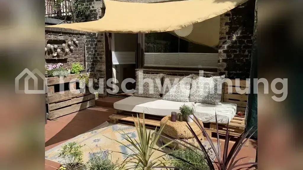 Terrassenwohnung zur Miete Tauschwohnung 480 € 2 Zimmer 52 m² EG Mülheim Köln 51063