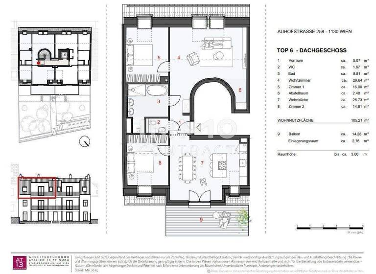 Wohnung zum Kauf - Erstbezug 996.000 € 4 Zimmer 105,2 m² Wien 1130