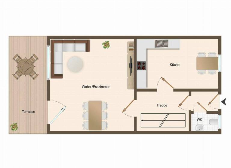 Reihenmittelhaus zum Kauf 199.000 € 4,5 Zimmer 84 m² 225 m² Grundstück Geislingen Geislingen an der Steige 73312