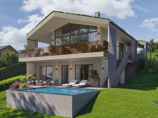 Villa zum Kauf - Erstbezug provisionsfrei 1.599.000 € 4 Zimmer 884 m² Grundstück Gösting Graz 8046