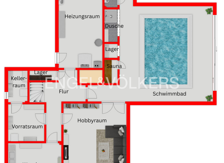 Villa zum Kauf 1.490.000 € 7 Zimmer 394 m² 1.281 m² Grundstück frei ab sofort Haan 42781