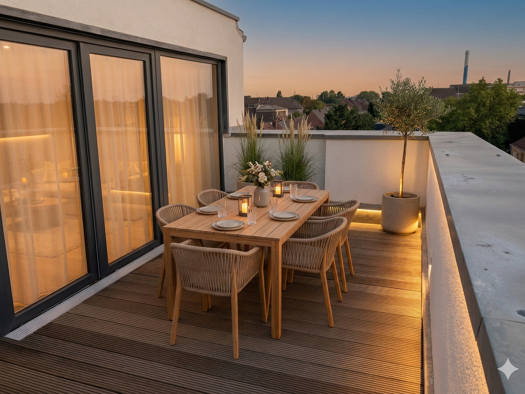 Penthouse zum Kauf provisionsfrei 319.500 € 3 Zimmer 125 m² 5. Geschoss Bahnhofstr. 36 Sterkrade-Mitte Oberhausen 46145