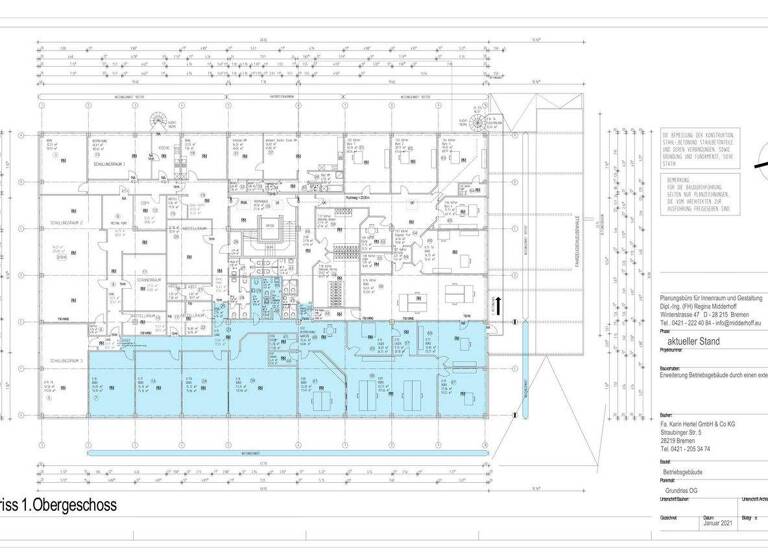 Bürofläche zur Miete 3.440 € 355 m² Bürofläche Hohweg Bremen 28219