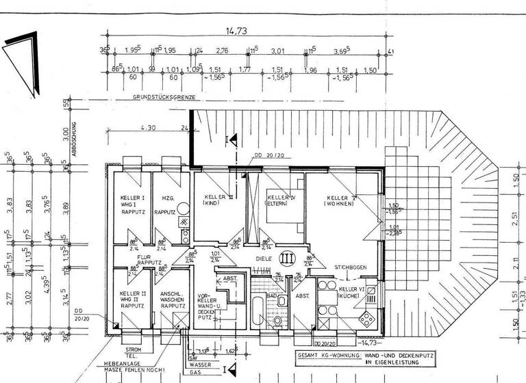 Wohnung zur Miete 1.290 € 3 Zimmer 73 m² EG Norderstr.46 Garstedt Norderstedt 22846