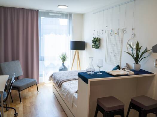 Wohnung zur Miete 1.012 € 1 Zimmer 19 m² 1. Geschoss frei ab sofort Dresdner Straße 107 Brigittenau 1200