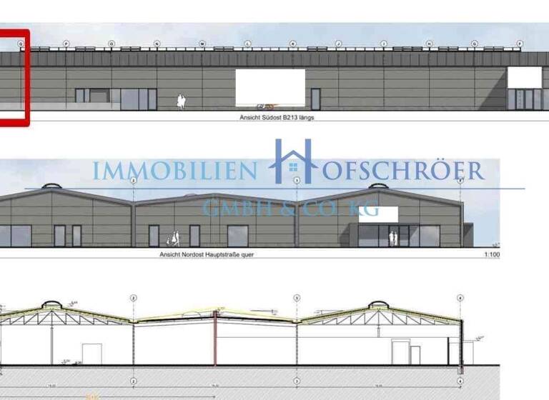 Lagerhalle zur Miete - Erstbezug 300 m² Lagerfläche Achterort 2 Lohne Wietmarschen 49835
