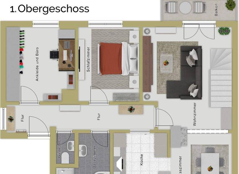 Maisonette zum Kauf 379.000 € 4 Zimmer 87 m² Ettenkirch Friedrichshafen / Eggenweiler 88048