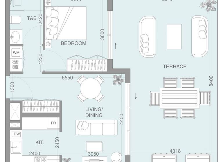Wohnung zum Kauf provisionsfrei 308.999 € 2 Zimmer 88,2 m² Dubai 00000