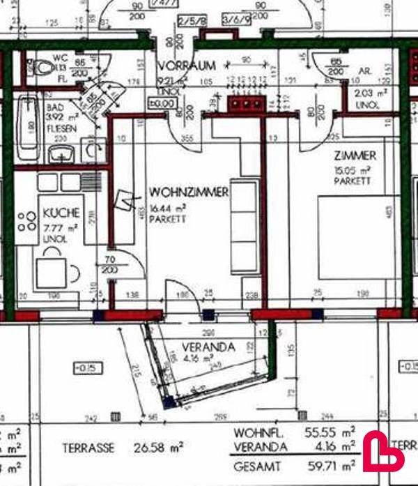 Wohnung zur Miete 569 € 2 Zimmer 59,7 m²<br/>Wohnfläche 2.<br/>Geschoss Neufelden 4120