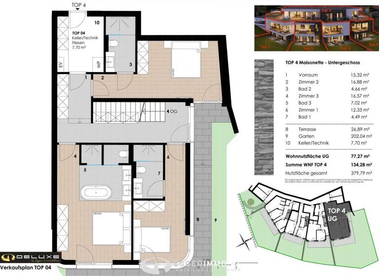 Wohnung zum Kauf 4 Zimmer 134,3 m² Zell am See 5700