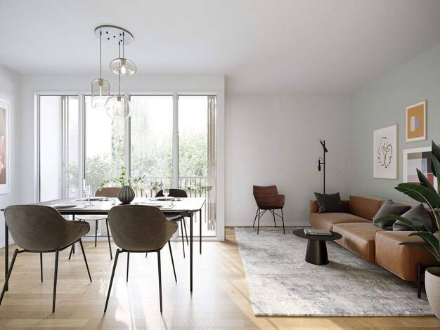 Wohnung zum Kauf - Erstbezug provisionsfrei 362.700 € 2 Zimmer 44,1 m² 1. Geschoss Reichenberger Straße 11 Alt-Hohenschönhausen Berlin 13055