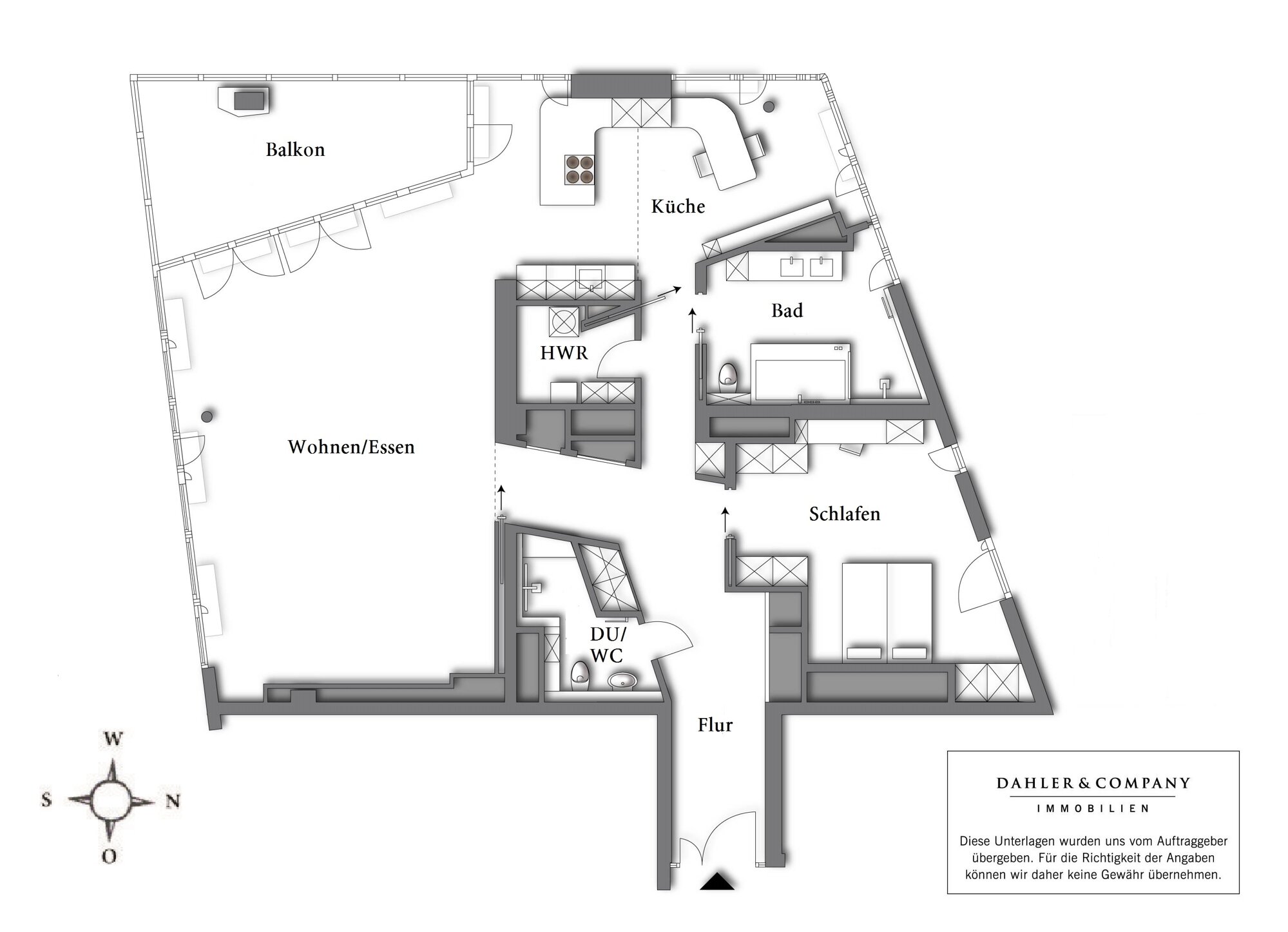 Wohnung zur Miete 4.680 € 2 Zimmer 183 m²<br/>Wohnfläche 4.<br/>Geschoss Altona - Altstadt Hamburg-Holzhafen 22767