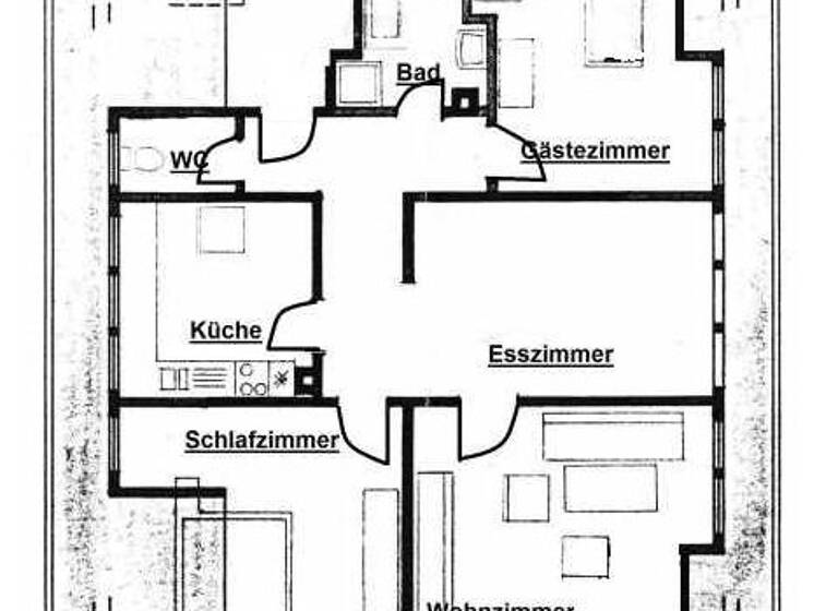 Wohnung zur Miete 900 € 3,5 Zimmer 92 m² frei ab sofort Talheim Mössingen 72116
