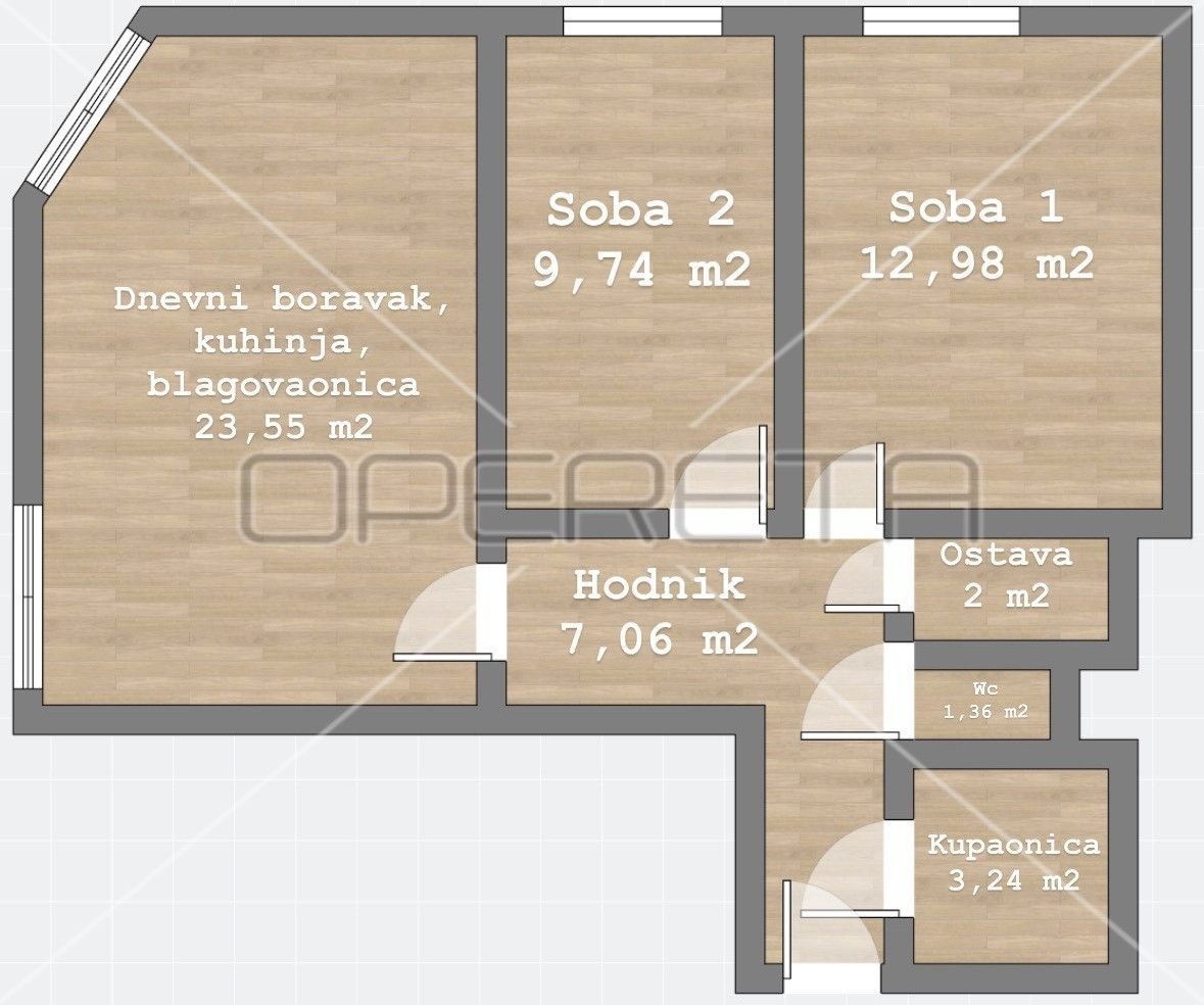 Wohnung zum Kauf 180.000 € 2 Zimmer 60 m²<br/>Wohnfläche Hrastin prilaz Utrina