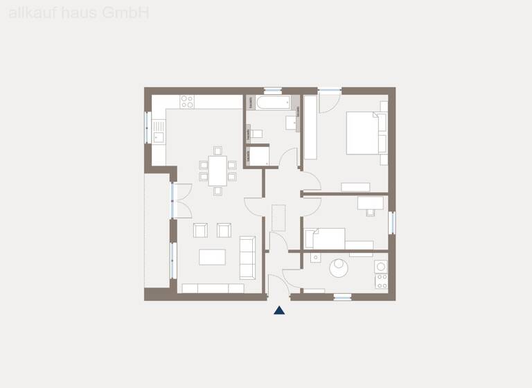 Bungalow zum Kauf provisionsfrei 353.139 € 3 Zimmer 98,7 m² 650 m² Grundstück Birstein 63633