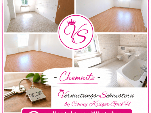 Wohnung zur Miete 290 € 2 Zimmer 58,1 m² 3. Geschoss frei ab sofort Margaretenstraße 33 Hilbersdorf Hilbersdorf 09131