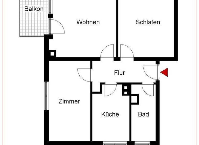 Wohnung zum Kauf 260.000 € 3 Zimmer 63 m² 3. Geschoss Eglosheim Ludwigsburg 71634