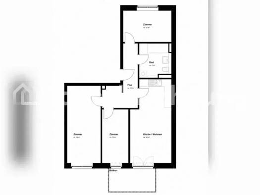 Wohnung zur Miete Tauschwohnung 1.300 € 4 Zimmer 80 m² 2. Geschoss Otterndorf Hamburg 20539